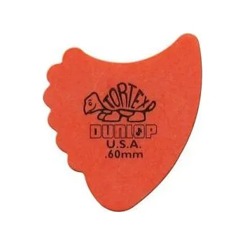 Příslušenství pro strunný nástroj Dunlop Tortex Sharkfin 414-R-60, Trsátka 72 ks 0.60