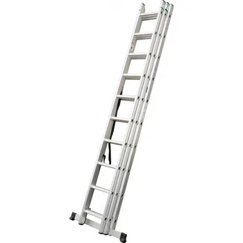 Žebřík Hliníkový žebřík G200102 3x 11 příček