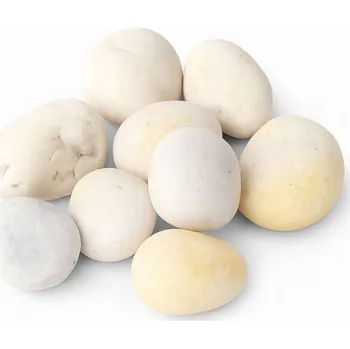 Zahradní dekorace DEKORATIVNÍ KÁMEN DO AKVÁRIA OBLÁZEK KRÉMOVÝ 500g. 2-13cm