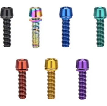 ZTTO Šrouby představce jízdního kola M5 x 18 mm 6ks černá