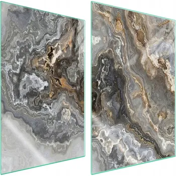 Obraz Skleněná ochranná deska na sporák 2x35x52 Mramor