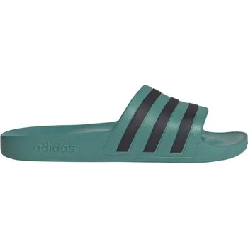 Dámské pantofle Unisex pantofle adidas ADILETTE AQUA 7 Tmavě zelená, Černá