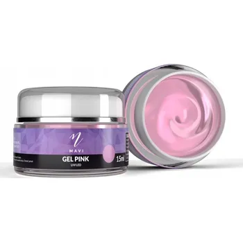 Lak na nehty Mavi Gel Stavební Gel UV/LED Pink 15 ml