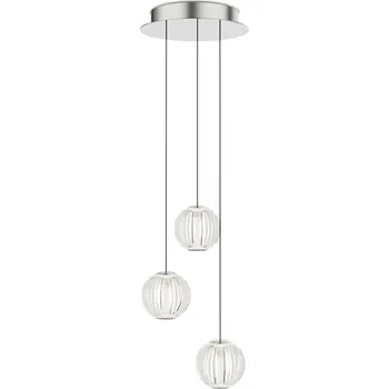 Ideal Lux DIAMOND SP3 závěsné svítidlo, LED 15W, 1400lm, 3000K, IP20, čiré