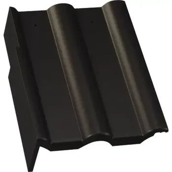 Střešní krytina KMB BETA Samet taška okrajová levá černá