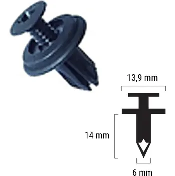 Plastový nýt RMS 121832014 KAWASAKI VN 1500 Classic 2000-2002