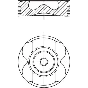 Píst motoru Píst MAHLE 004 56 02