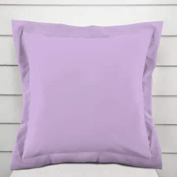 Povlak na dekorativní polštářek Bavlněný povlak na polštář s lemem Moni MO-061 Lila 50 x 60 cm