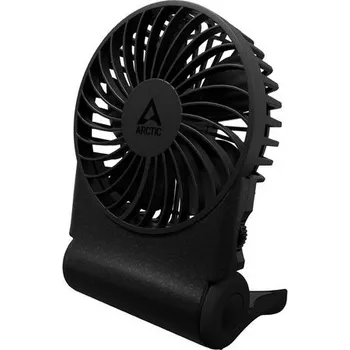 Notebook ARCTIC Summair 2Go (Black) - Rechargeable Pocket Fan with Stand (74 hours of battery life and variab