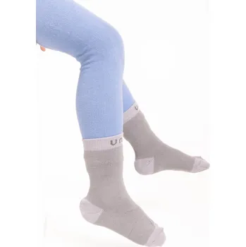 unuo Dětské bambusové ponožky Classic, 2 páry, Šedá Velikost: 24/27