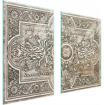 Obraz Skleněná ochranná deska na sporák 65x52 Vintage