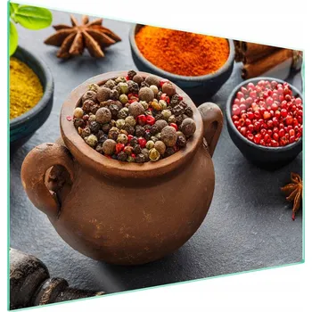 Obraz Skleněná ochranná deska na sporák 70x52 cm Kuchyně