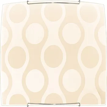 Prezent TAPSS přisazené svítidlo 2x E27 60W 36cm hranaté IP20, béžové