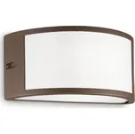 Ideal Lux REX-1 AP1 venkovní nástěnné svítidlo 1x E27 60W bez zdroje 25cm IP44, hnědé