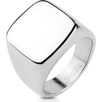 Prsten Šperky4U Pečetní ocelový prsten, vel. 61 - velikost 61 - OPR1601ST-61