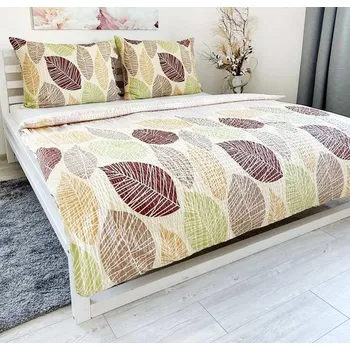 Povlečení Krepové povlečení Podzimní listy rozměr povlečení cm: 140x220, 70x90