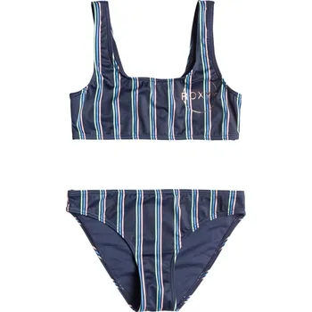Dámské plavky Dětské Dvoudílné plavky ROXY SWIM FOR DAYS G TP ERGX203477-BSP3 – Tmavě modrá 152