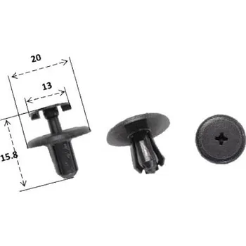 Plastový nýt RMS 121832009 YAMAHA MT-03 320 2016-2016