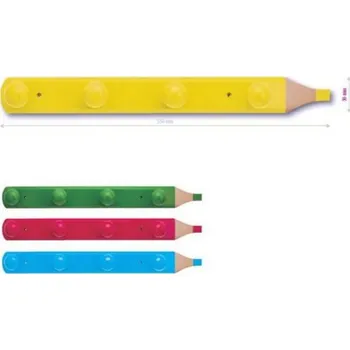 Věšák COBRA Věšák dětský 4 H. ČERVENÝ