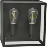 Azzardo NIKLAS 2 venkovní nástěnné svítidlo 2x E27 60W bez zdroje IP44, černé