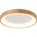 Azzardo Silvam 45 přisazené svítidlo LED 30W 1950lm 3000K 47cm kulaté IP20, světlé dřevo