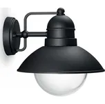 Philips 17237/30/PN Hoverfly venkovní nástěnné svítidlo 1xE27 60W bez zdroje IP44, černé