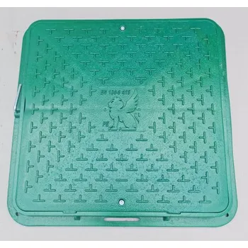 poklop Poklop zelený HUT 600 x 600 - do 120 kg 902S201AUBG