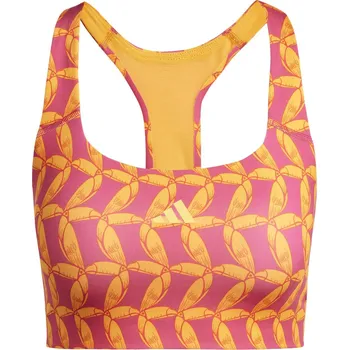 Dámské spodní prádlo DÁMSKÁ Podprsenka ADIDAS FARM BRA JD6309 – Oranžová M A-B