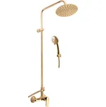 Slezák Rav Colorado sprchový set nástěnné baterie 150 mm s hlavovou a ruční sprchou zlatá CO182.5/7Z