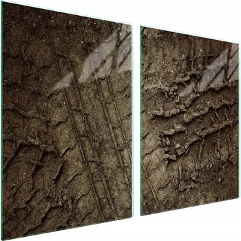 Obraz Skleněná ochranná deska na sporák 2x45x52 Stopa