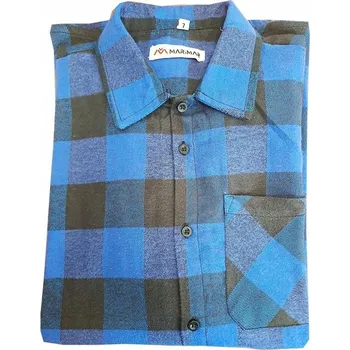 Pánská košile Pracovní flanelová košile bavlna 100% zvýšená gramáž 180 g/m<sup>2</sup> M