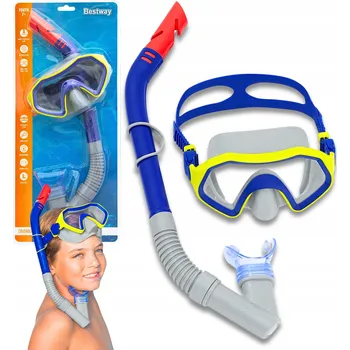 Potápěčská maska Potápěčská sada Sanxin Maska Snorkling Okularki Młodzieżowe Bestway, modrá