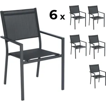 Elvisia Zahradní židle DITTE | 6 kusů