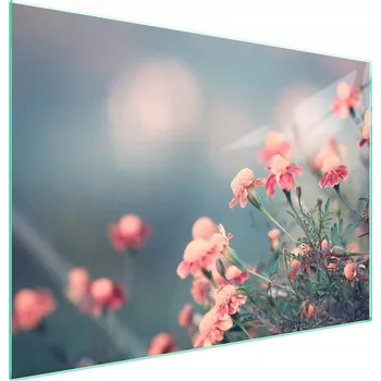 Obraz Skleněná ochranná deska na sporák 70x52 Květina