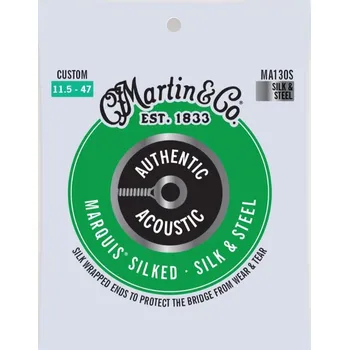 Příslušenství pro strunný nástroj MARTIN Authentic Marquis Silk&Steel .0115/.047