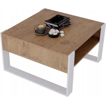 Konferenční stolek Konferenční stolek Perfektciecie čtvercový 68 x 71,5 x 45 cm dub lancelot, vícebarevný