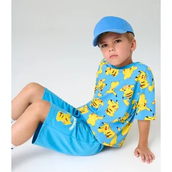 Chlapecké tričko Sinsay - Žerzejová souprava Pokémon - modrá - 609FF-55X - 609FF-55X-140