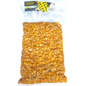 Nástraha DK Fishing vařená kukuřice 1 kg, natural