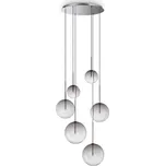 Ideal Lux EQUINOXE SP6 závěsné svítidlo, G4 max 6 x 2W, IP20, stínované kouřové