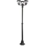 Philips 15385/30/16 Creek venkovní sloupkové svítidlo 3xE27 60W bez zdroje 184cm IP44, černé