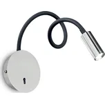 Ideal Lux FOCUS-2 AP1 nástěnné bodové LED svítidlo 1x 3W 210lm 3000K IP20, chromové