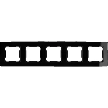 vypínač Elhard Skleněný pětirámeček Royal Glass, černý