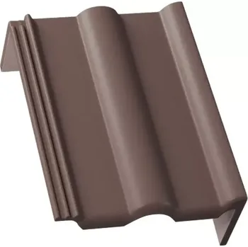 Střecha KMB BETA Samet pultová okrajová pravá hnědá