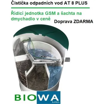 kanalizace Čistička odpadních vod AT 8 PLUS - GSM - DOPRAVA ZDARMA, DPH 21% AT8P