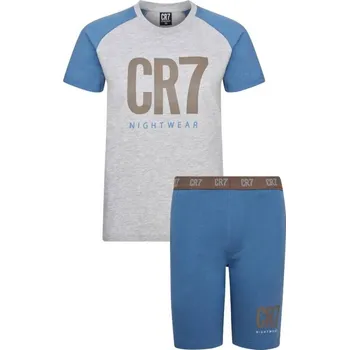 Chlapecké pyžamo Fan-shop Dětské pyžamo CR7 Short blue-grey velikost: 8 let