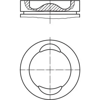 Píst motoru Píst MAHLE 004 10 00