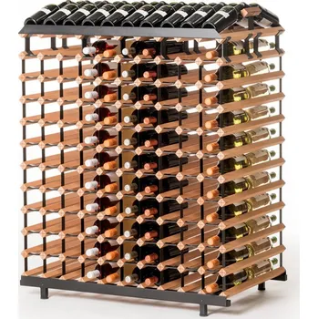 Stojan na víno RAXI Classix 9240D 240 lahví buk