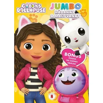 Slovenský jazyk Gabikin kúzelný domček - JUMBO hádanky a maľovanky