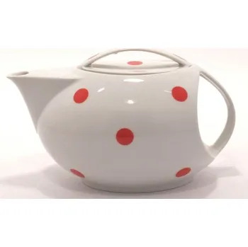 Konvice na čaj Konvice čajová LOOS 1,1 l Puntík červený II.j.