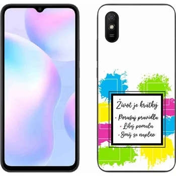 Pouzdro na mobilní telefon Gelový kryt mmCase na Xiaomi Redmi 9A - citát 5 bílé pozadí